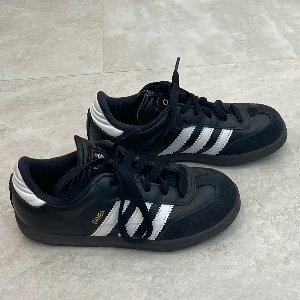 adidas Kids Black & White Classic Sneakers